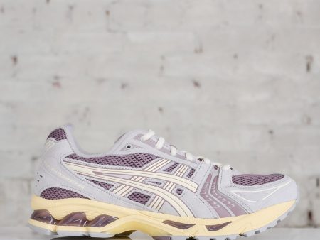 Asics Men s GEL-KAYANO 14 Mauve Grey Cream Fashion