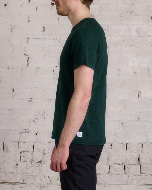 Reigning Champ 1x1 Slub T-Shirt British Racing Green Fashion