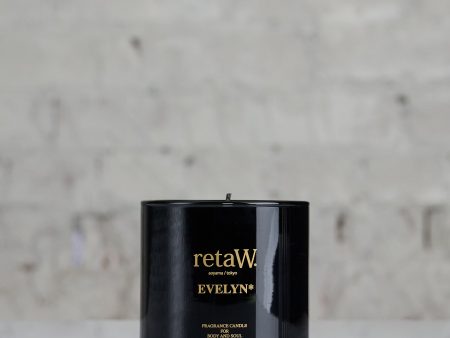 retaW Candle EVELYN (Black) For Sale