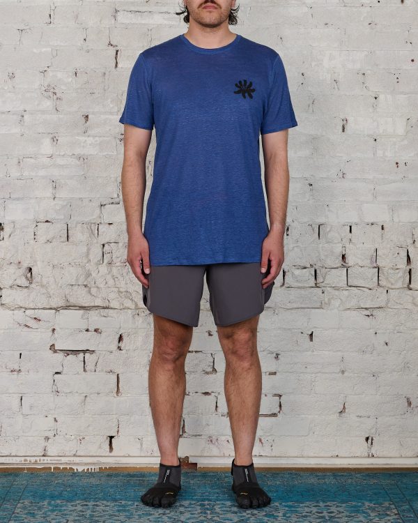 District Vision Sukha Hemp T-Shirt Ocean Blue Online Hot Sale