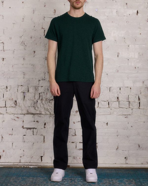 Reigning Champ 1x1 Slub T-Shirt British Racing Green Fashion