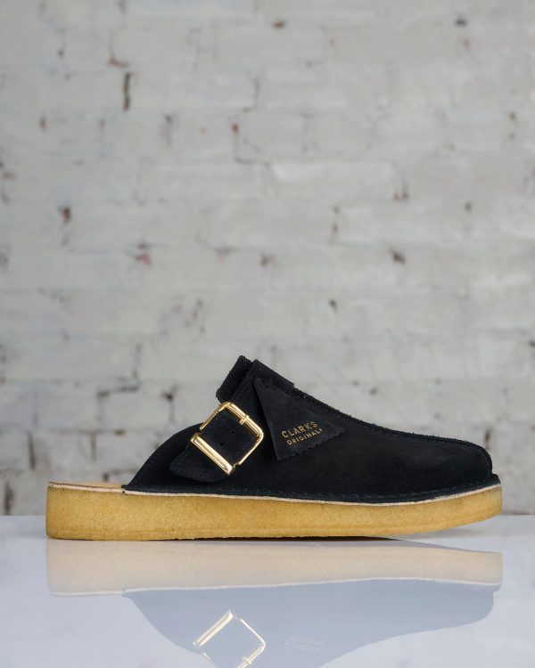 Clarks Originals Men s Trek Mule Black Suede Supply