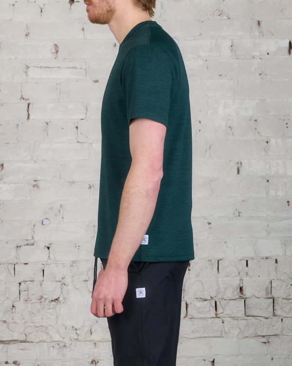 Reigning Champ Solo-Tex Mesh T-Shirt British Racing Green on Sale